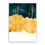 Abstract Forest Dark Sky