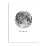 la lune cotton canvas poster the scandique