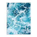 ocean wash cotton canvas poster the scandique