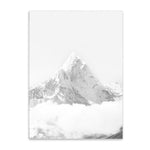 mountain peak cotton canvas poster the scandique