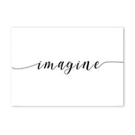 imagine cotton canvas poster the scandique