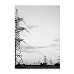 power lines cotton canvas poster the scandique