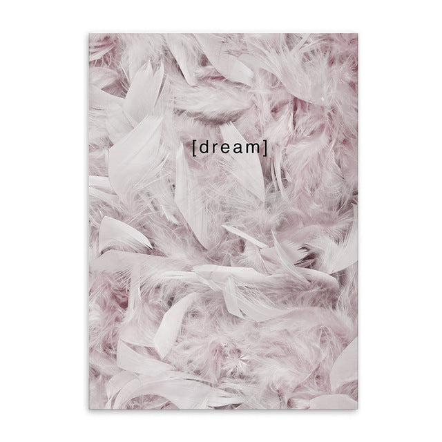 dream cotton canvas poster the scandique